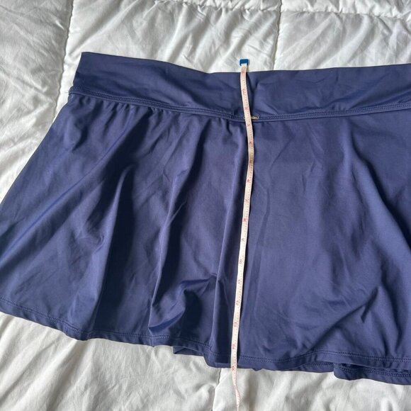 22W Anne Cole Navy Swim Skirt NWT Skort Plus Size - Picture 7 of 7